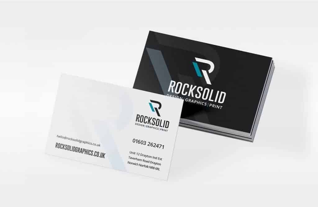 Rock Solid Graphics - Outstanding business cards