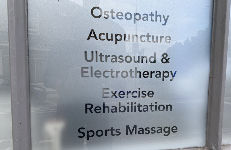 Osteopathic Consultancy Signage
