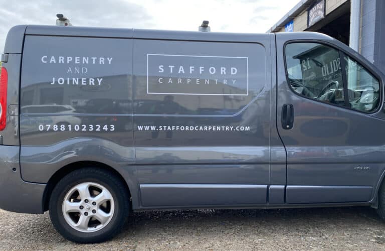 Stafford Carpentry Vehicle Graphics