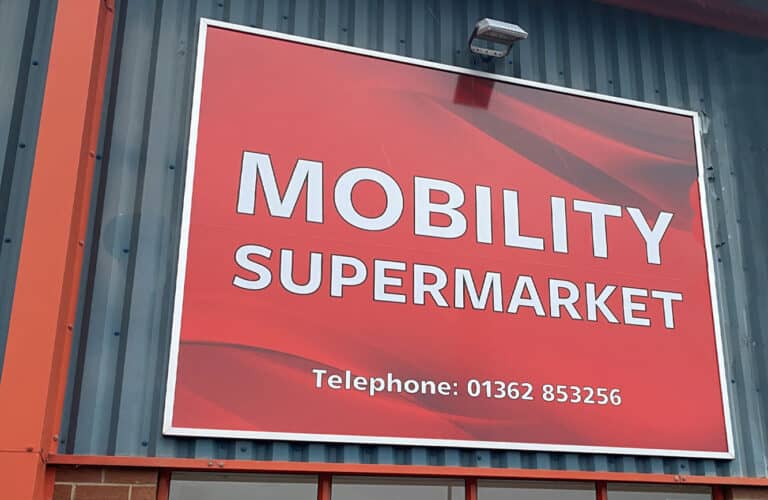 Mobility Supermarket Signs