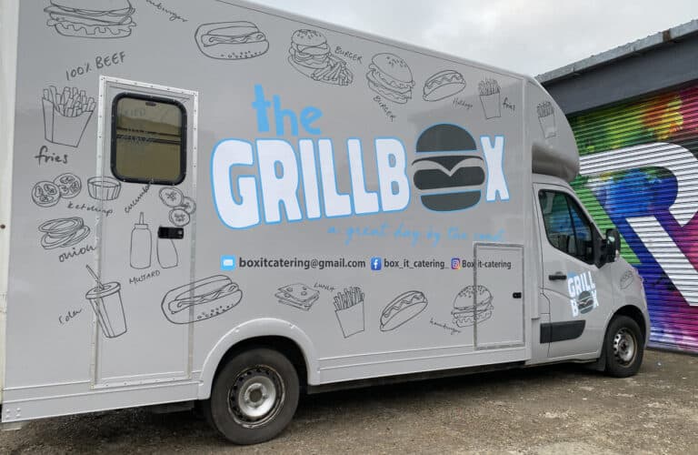 The Grillbox Catering Van Graphics